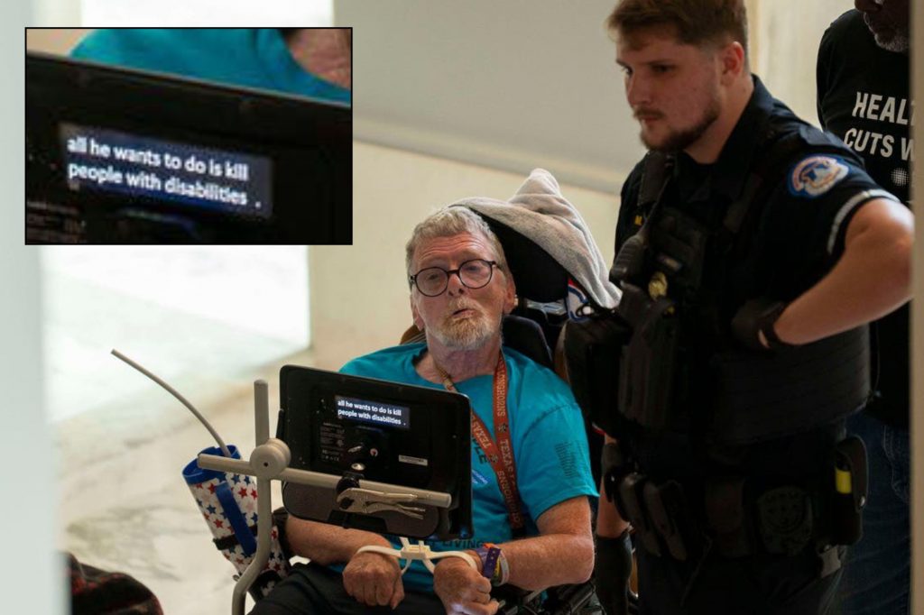 Capitol Police Zip-Tied Elderly Wheelchair Users During Protest Over Medicaid Cuts Capitol Police Zip-Tied Elderly Wheelchair Users During Protest Over Medicaid Cuts