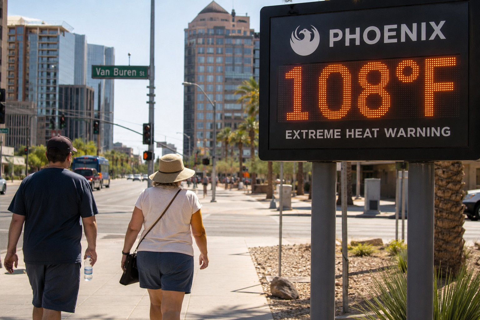 HEALTH ALERT: Phoenix Confirms First Heat Death of 2026 as Extreme Heat Warning Tops 108°F — Maricopa County on Track for Another Lethal Summer