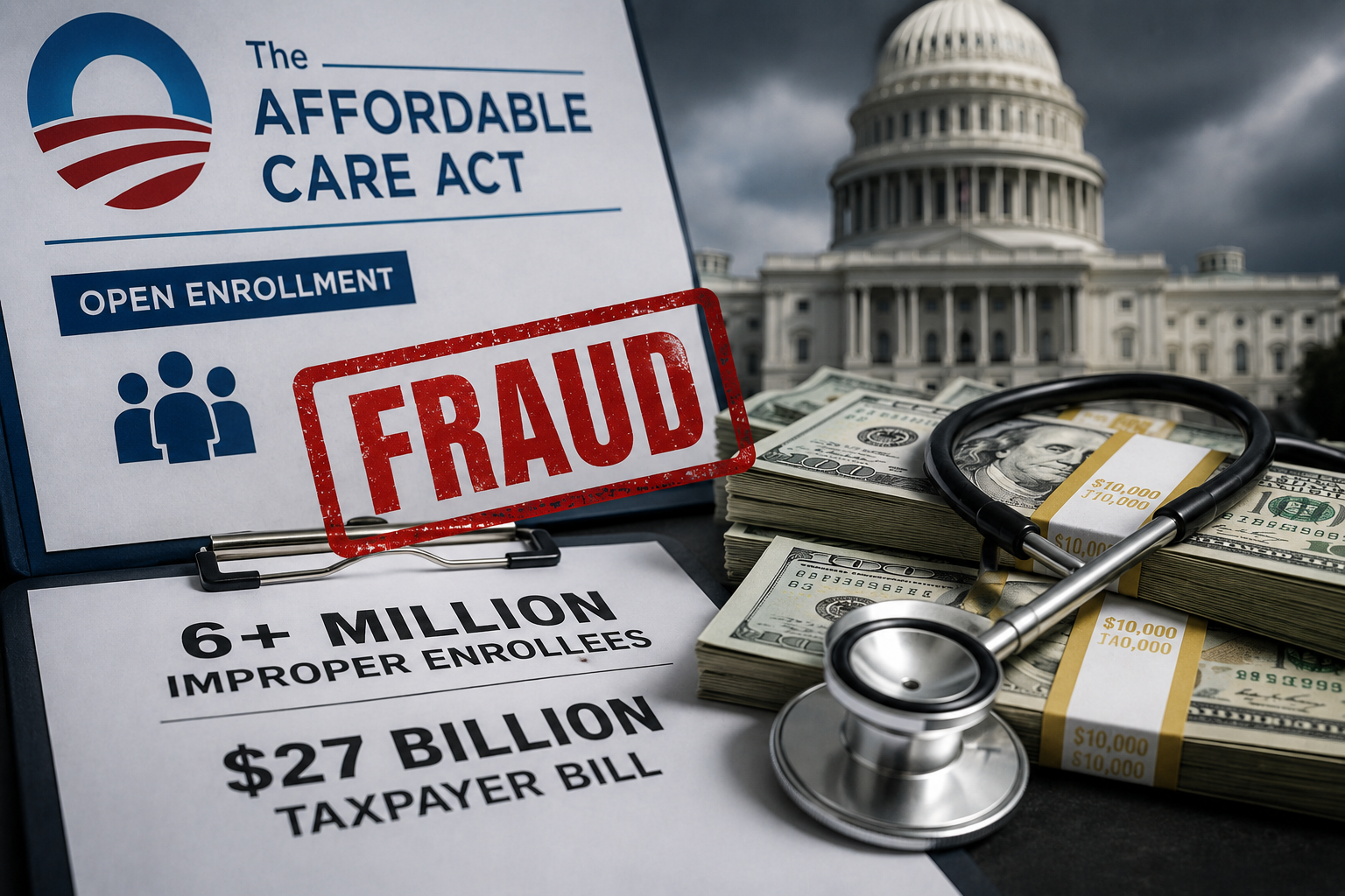 ACA Enrollment Fraud Now Tops 6 Million — And Taxpayers Are Footing a  Billion Bill