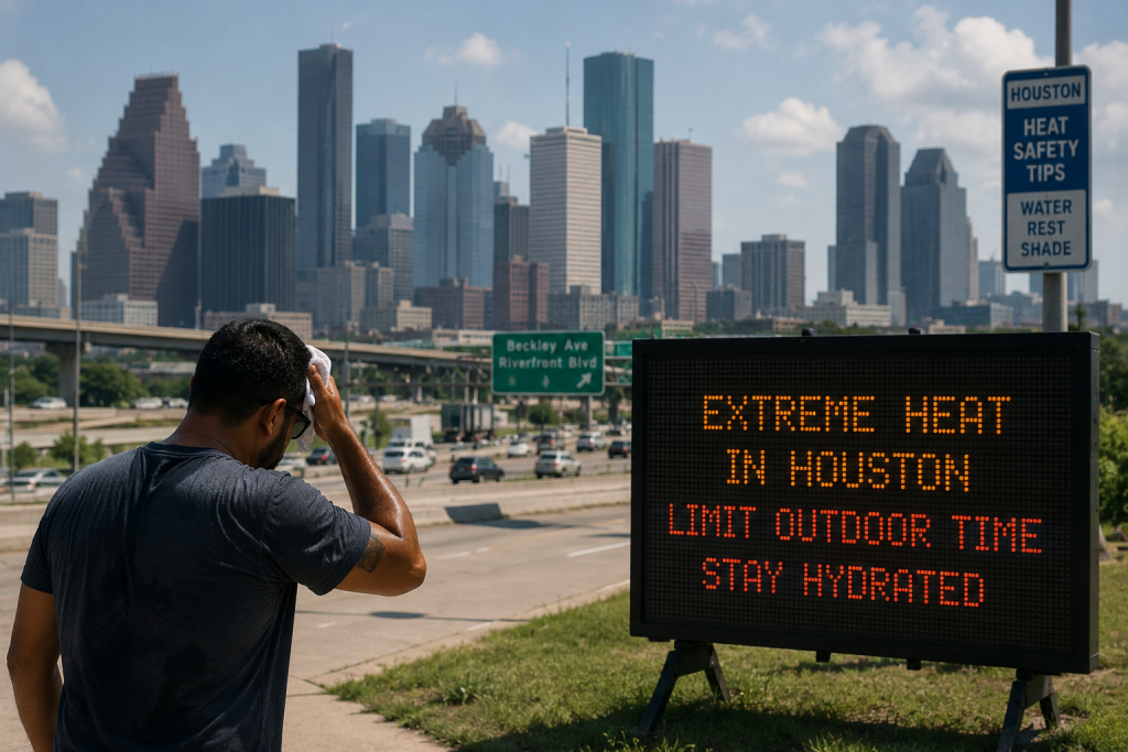 HEALTH ALERT: Houston’s Summer Heat Season Begins With a 329% Surge in ER Visits — And Officials Fear the Worst Is Still Ahead