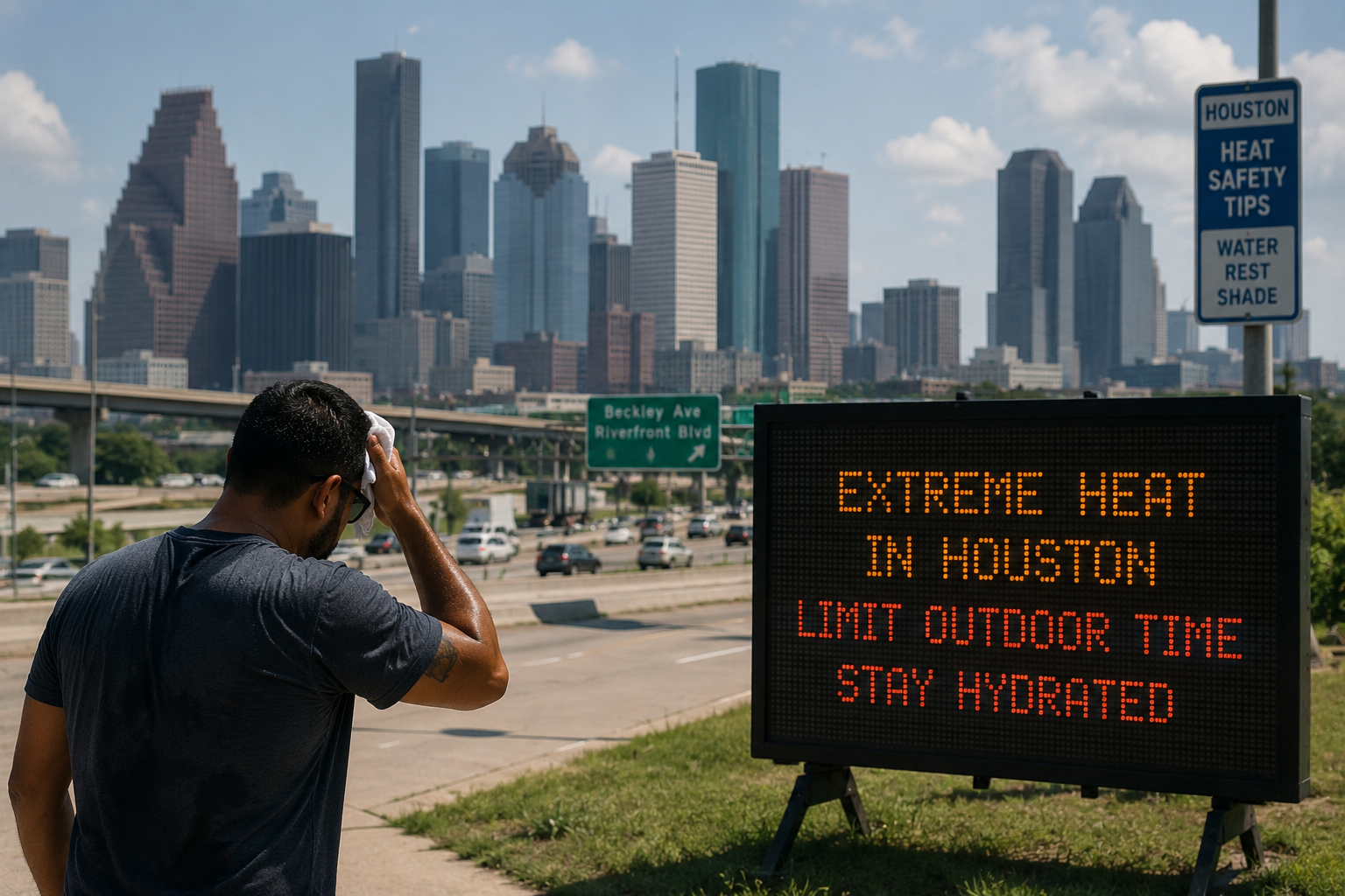 HEALTH ALERT: Houston’s Summer Heat Season Begins With a 329% Surge in ER Visits — And Officials Fear the Worst Is Still Ahead